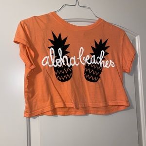 aloha beaches crop top